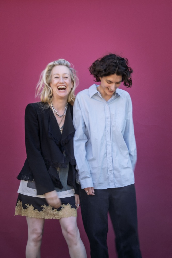 Lorien Haynes and Daisy Bevan in rehearsal, July 2026