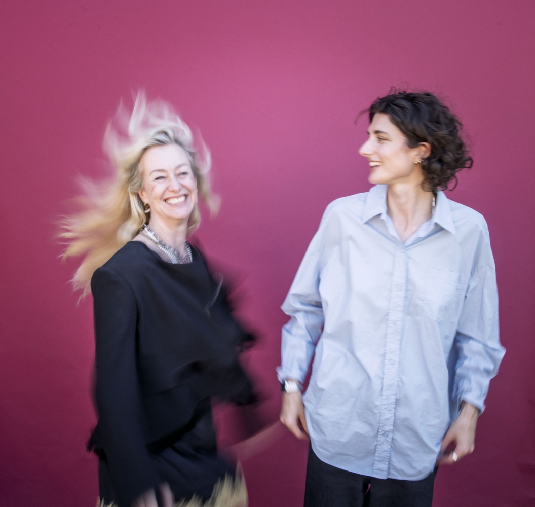 Lorien Haynes and Daisy Bevan in rehearsal, July 2026