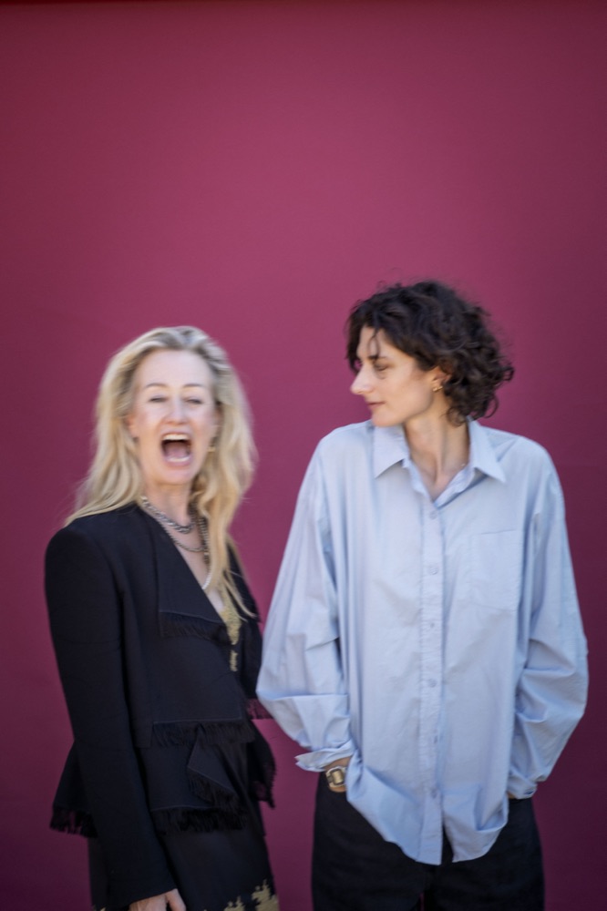 Lorien Haynes and Daisy Bevan in rehearsal, July 2026