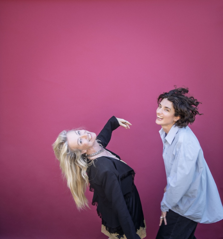 Lorien Haynes and Daisy Bevan in rehearsal, July 2026