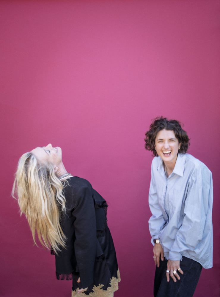 Lorien Haynes and Daisy Bevan in rehearsal, July 2026