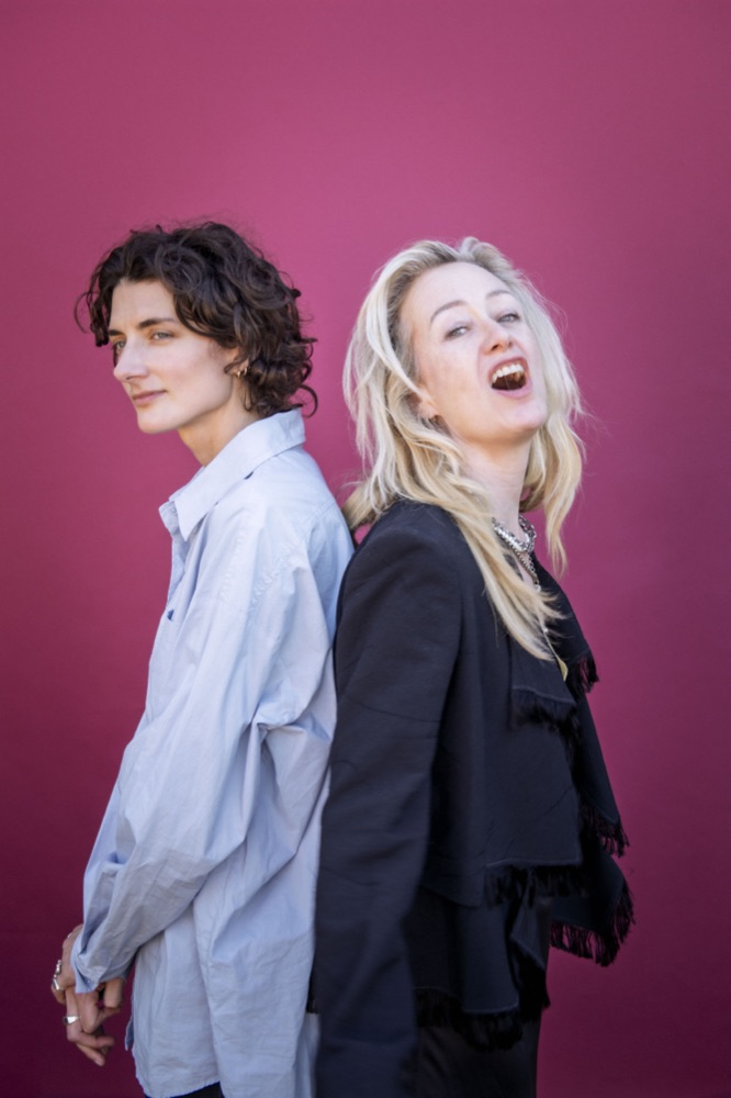 Lorien Haynes and Daisy Bevan in rehearsal, July 2026